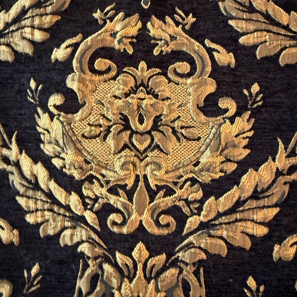 Endless Rose Black and Gold jacquard Patterned Mini Skirt - Picture 3 of 8